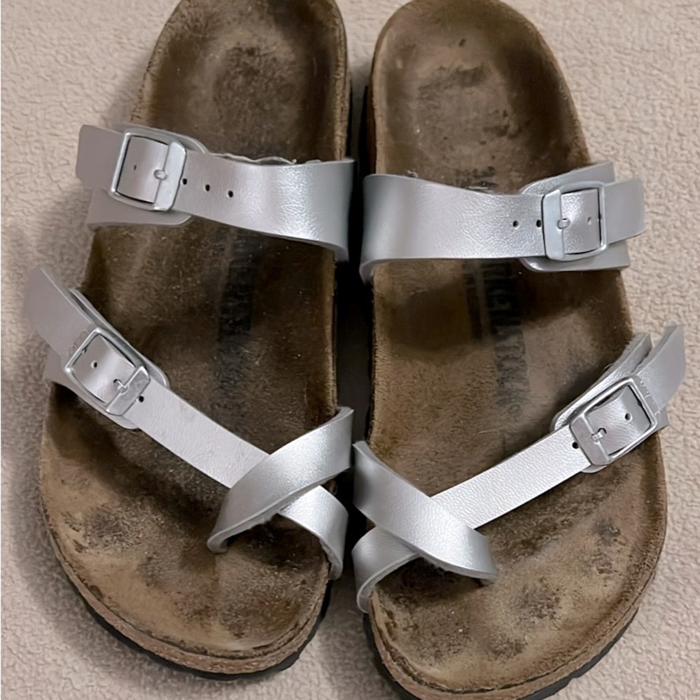 Birkenstock Mayari — Silver